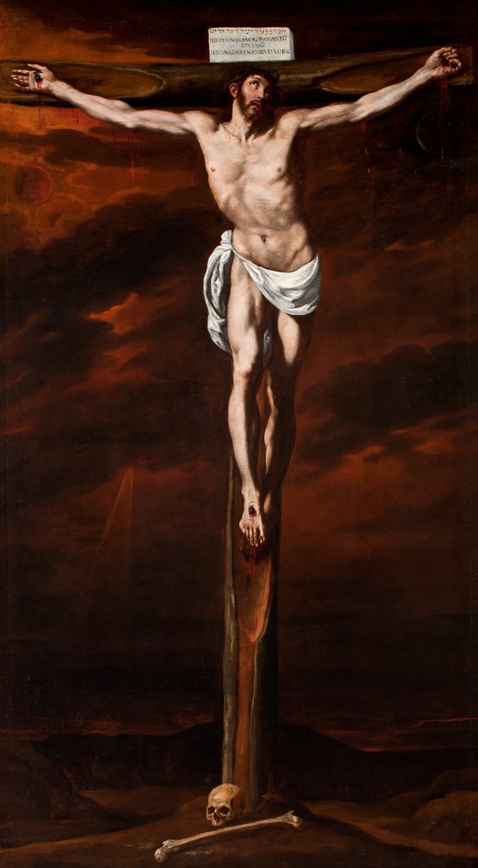 西班牙语  Cristo crucificado 基督受难 作者 路易斯·克里斯蒂安（LuisTristán）