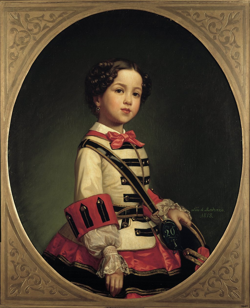 Marquise María Cristina de Roncali y Gaviria侯爵夫人 作者 Luis de Madrazo y Kuntz