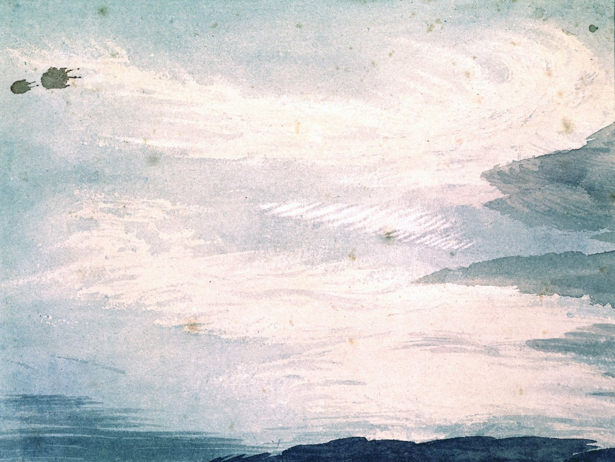 云研究，c.1808-11（纸上wc） 作者 卢克·霍华德