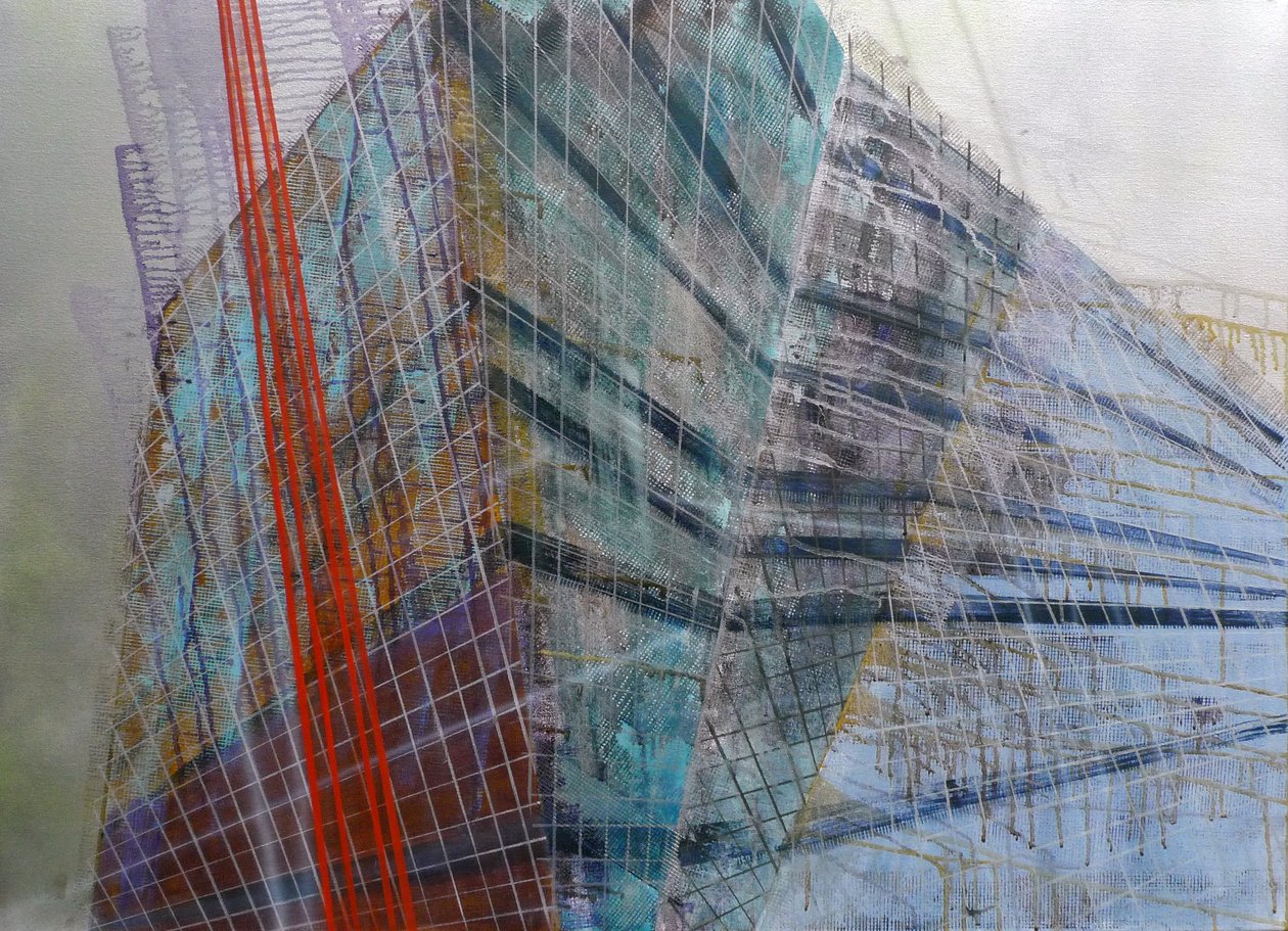 元结构 VI》，2016 年（布面油画） 作者 卢克·M·沃克
