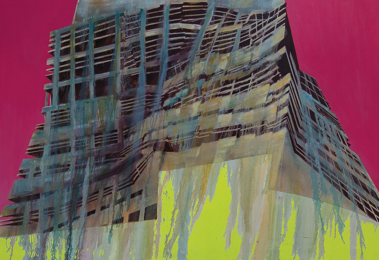 进行中的作品 III，2014 年（布面油画和丙烯画） 作者 卢克·M·沃克