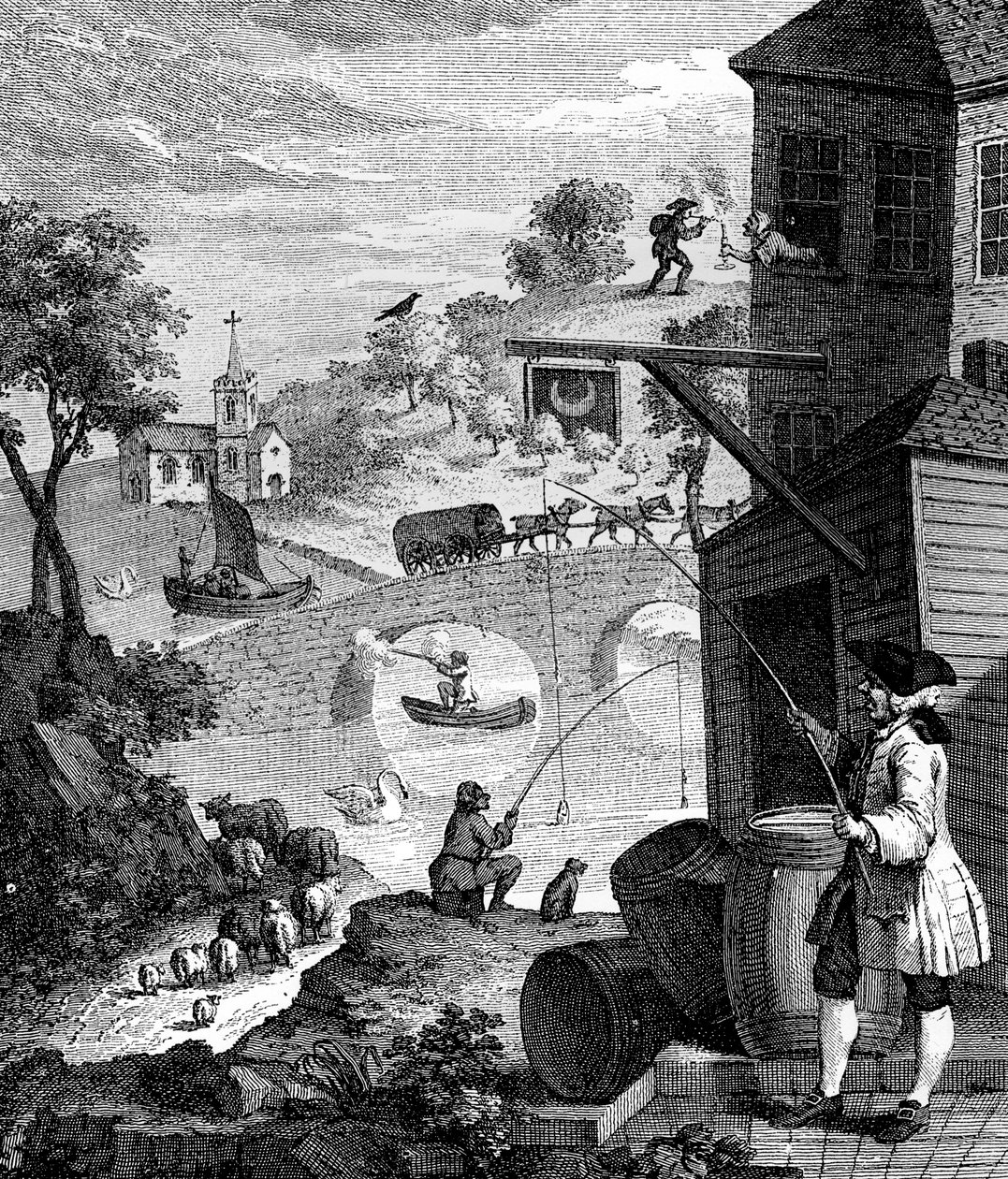 错误的视角，1753年 作者 卢克·沙利文（Luke Sullivan）