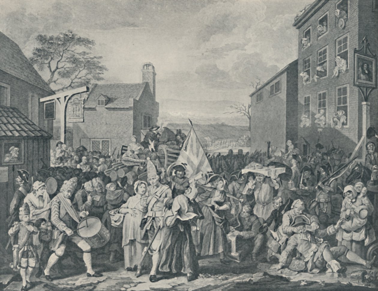卫兵进军苏格兰，1745年，1920年 作者 卢克·沙利文（Luke Sullivan）