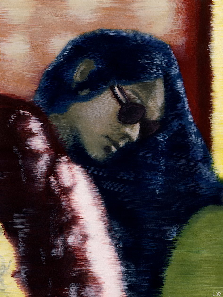 努哈，约 2012 年（纸上丙烯颜料） 作者 