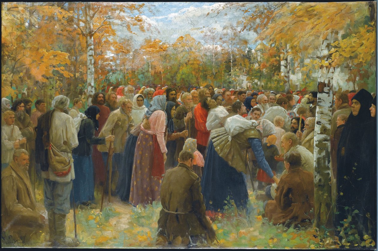 前往圣地，1911年 作者 卢坎·瓦西里耶维奇·波波夫（Lukjan Vasilievich Popov）