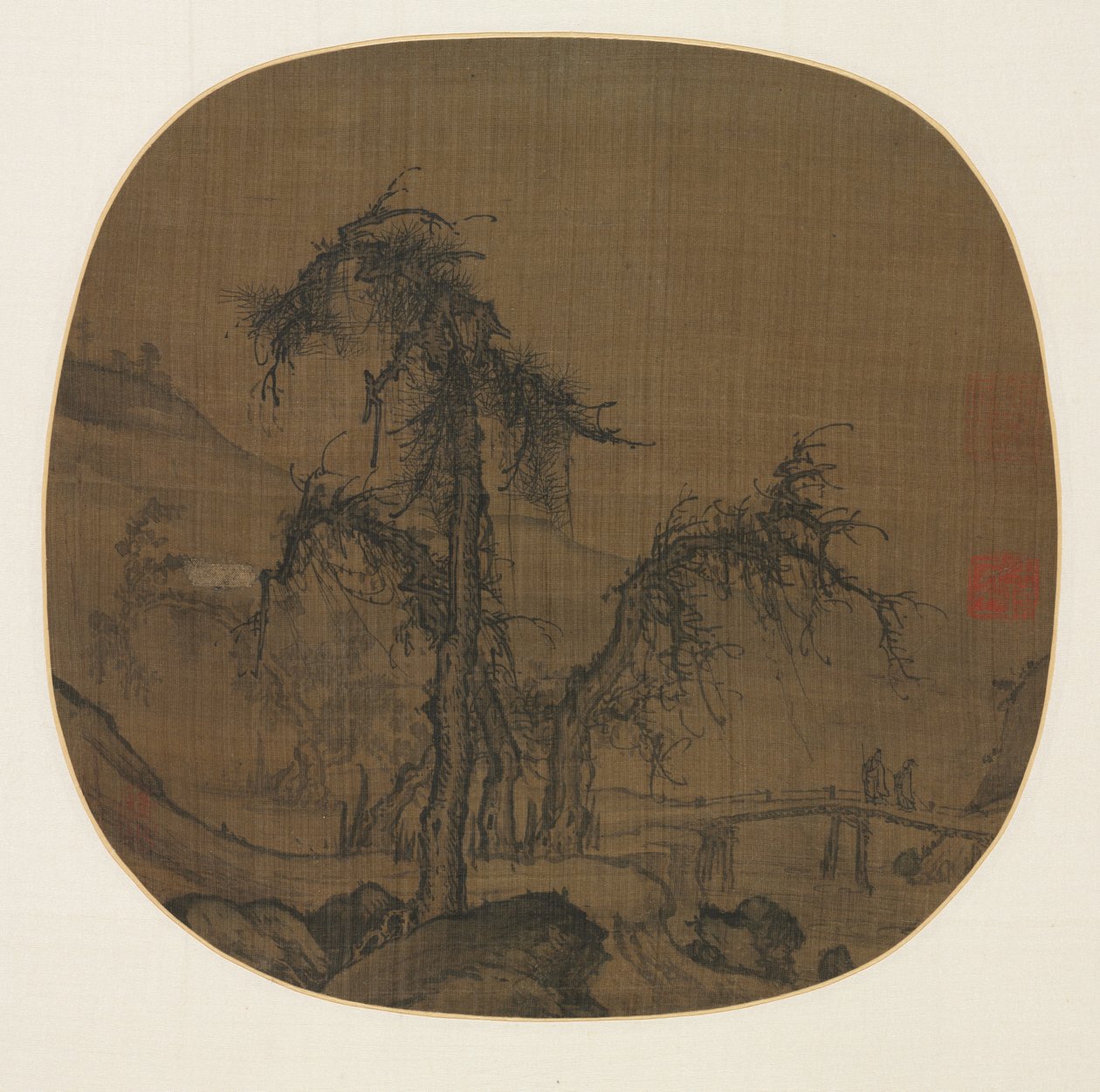 1330年之前，漫步在蜿蜒的小溪中。 作者 罗志川
