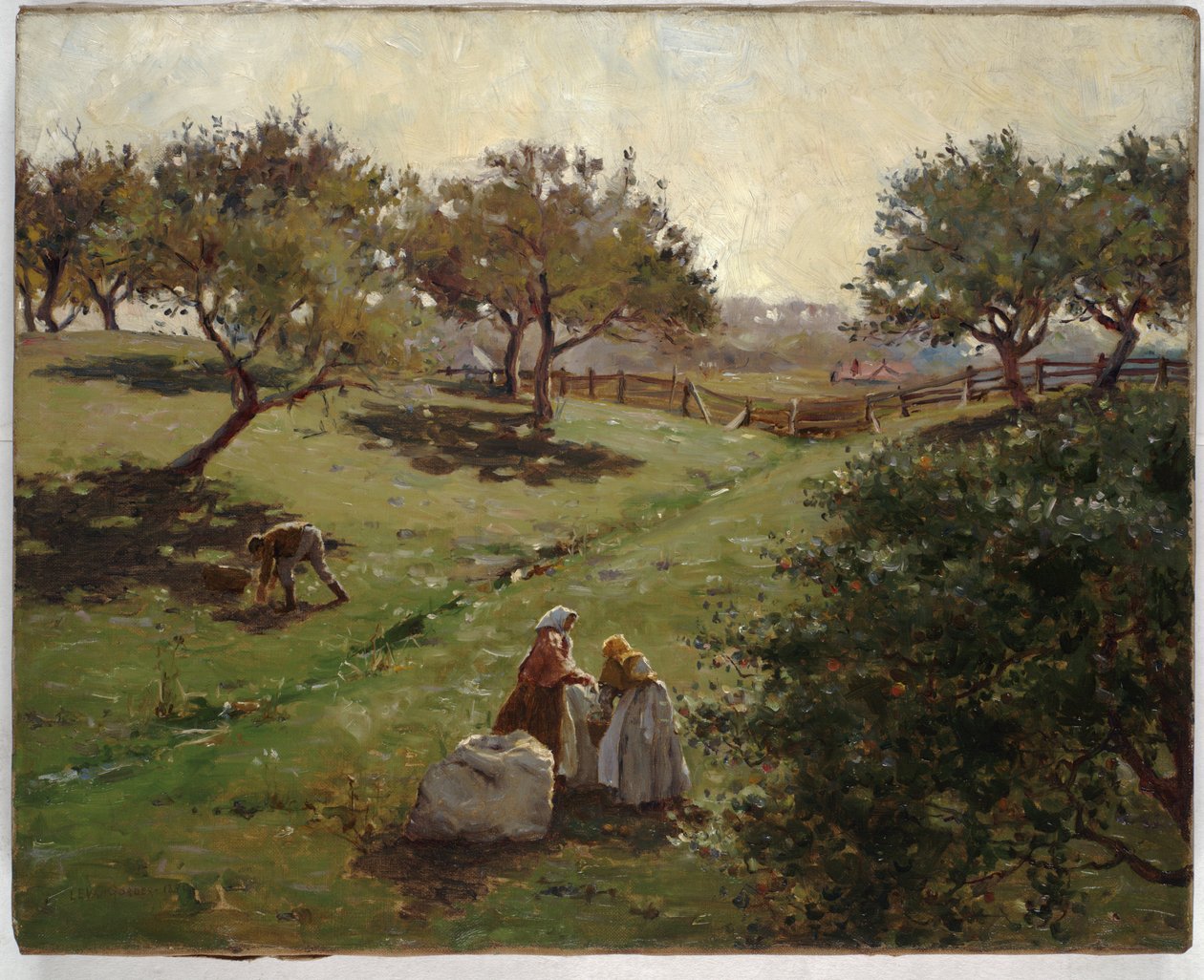 苹果园，1892年 作者 路德·爱默生·范·格order