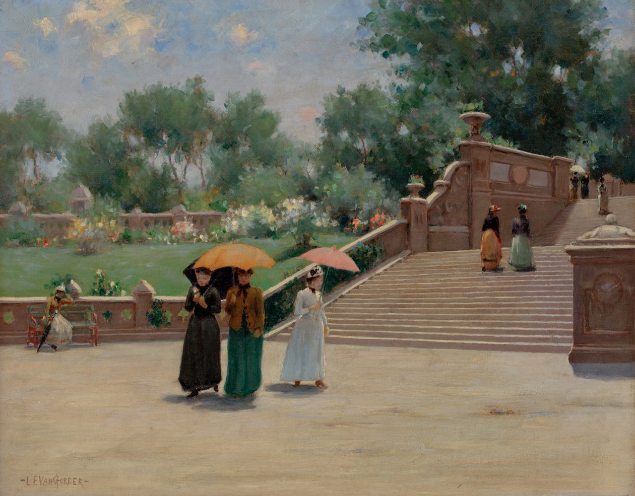 公园里，约 1894 年（布面油画） 作者 路德·爱默生·范·格order