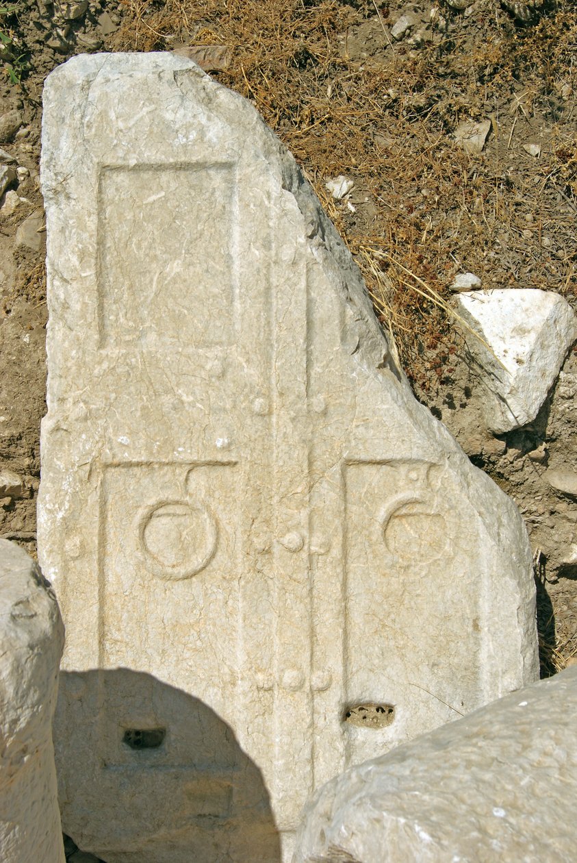 被雕刻的门道入口，Xanthos，土耳其 作者 利西亚人