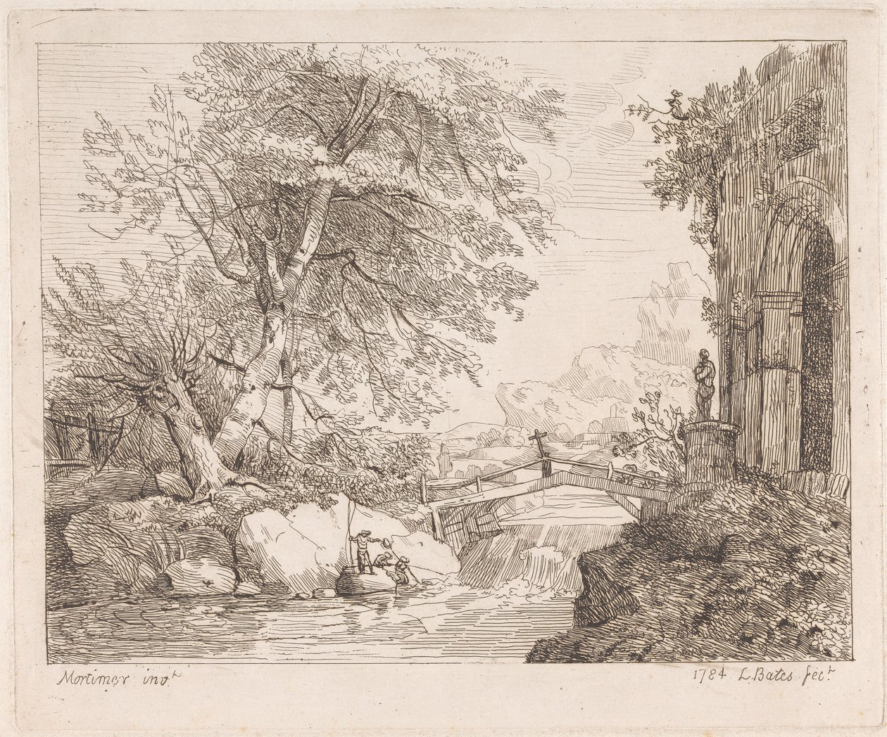 Landscape with Classical Ruins 作者 莉迪亚贝茨