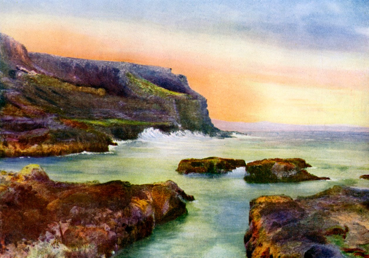 悬崖，卡斯特罗克，伦敦德里，北爱尔兰，1924-1926年 作者 MC绿色