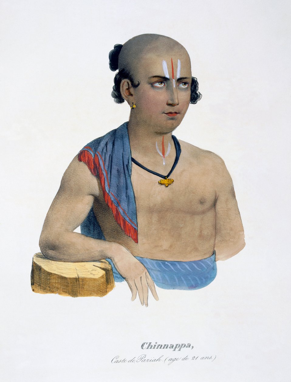 Paraiyar种姓的Chinnappa，年龄21，1827-35 作者 我本努夫