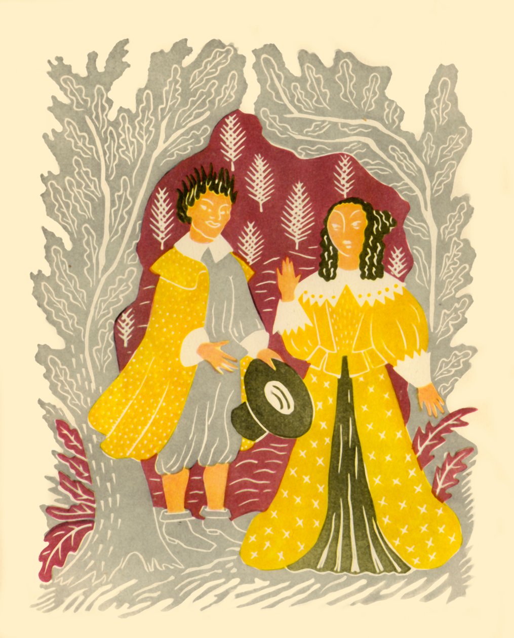 男人和女人，1937年，1946年。 作者 法拉尔先生