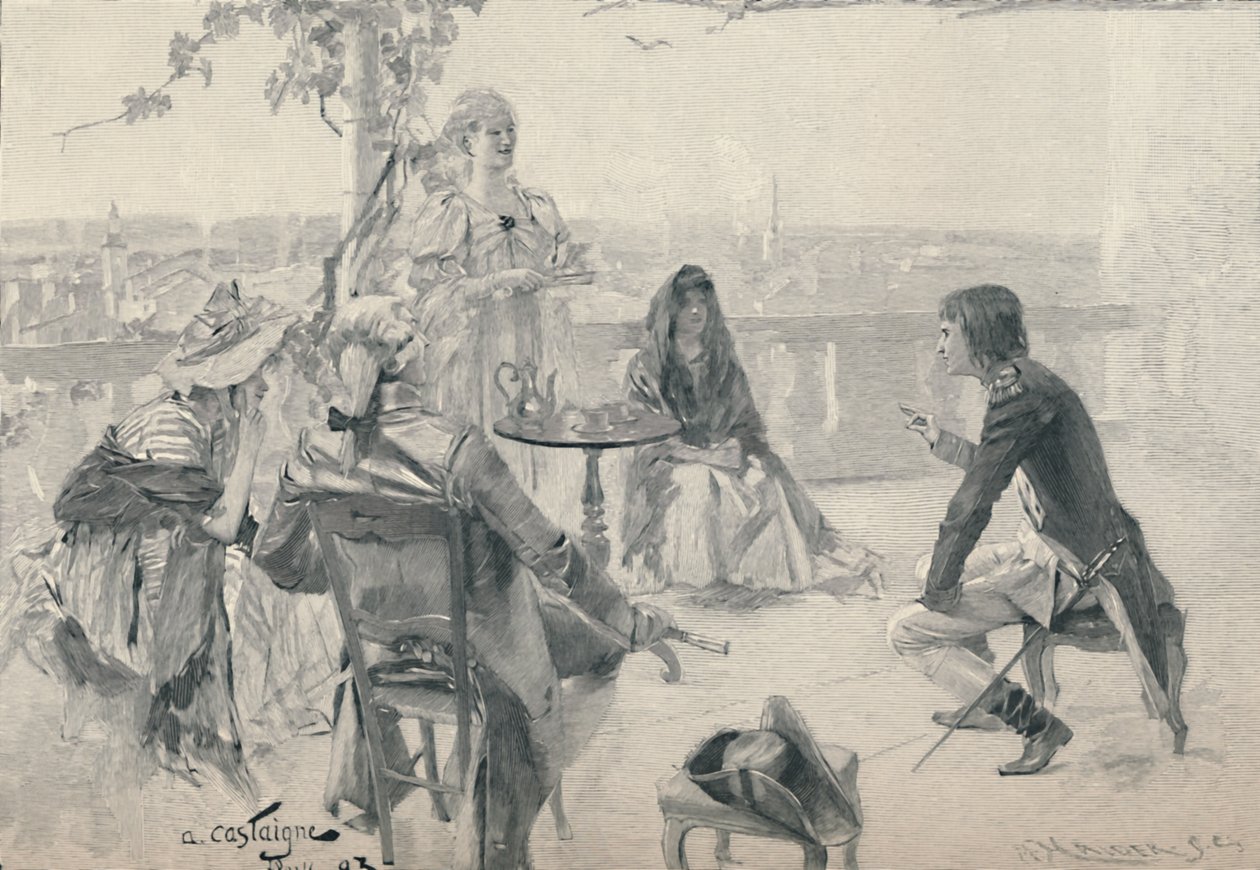 拿破仑在价社会。 1785年，1896年 作者 海德尔