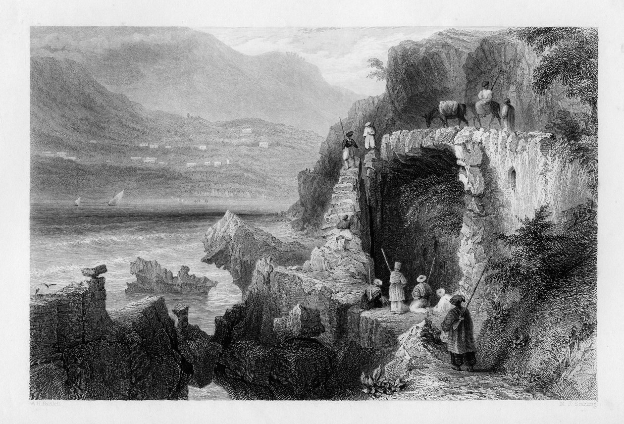 1841年，叙利亚凯斯鲁万湾圣乔治墓。 作者 MJ史达琳
