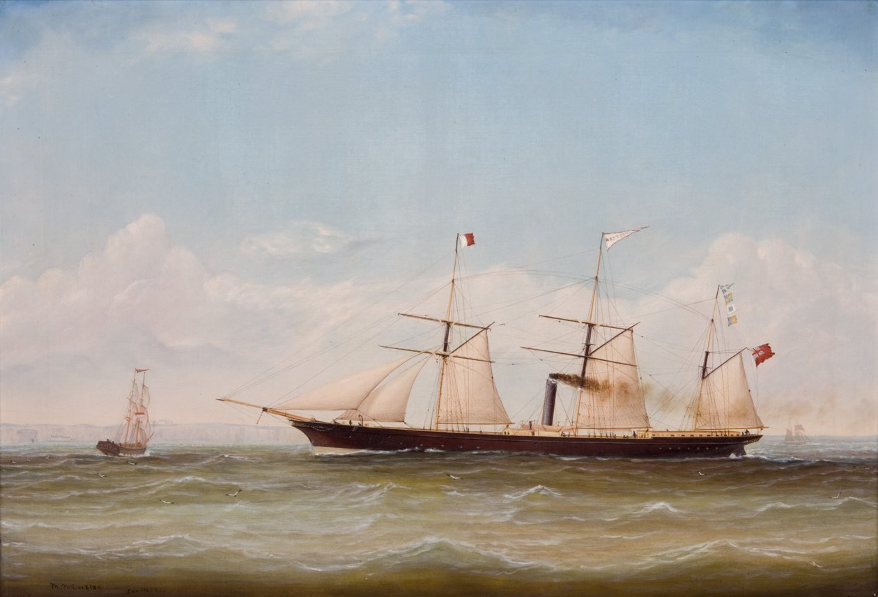 ss Western（ss Western的油画） 作者 麦克拉克伦