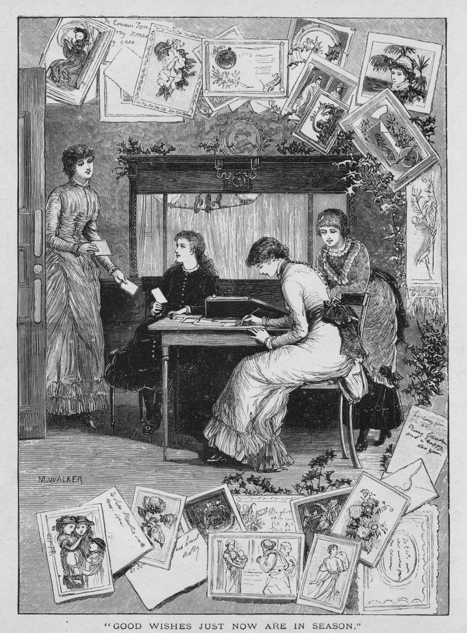 1882年，正值佳节。 作者 沃克