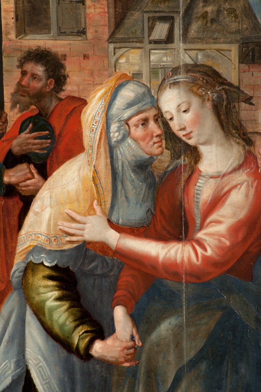 Adoration of the Magi, Triptych, Left panel: Holy Virgin