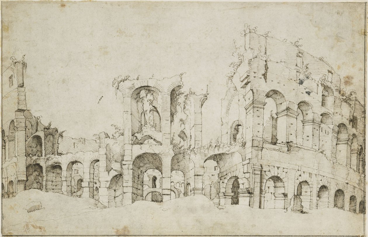 Maarten van Heemskerck - 罗马斗兽场 作者 马尔滕·范·海姆斯克