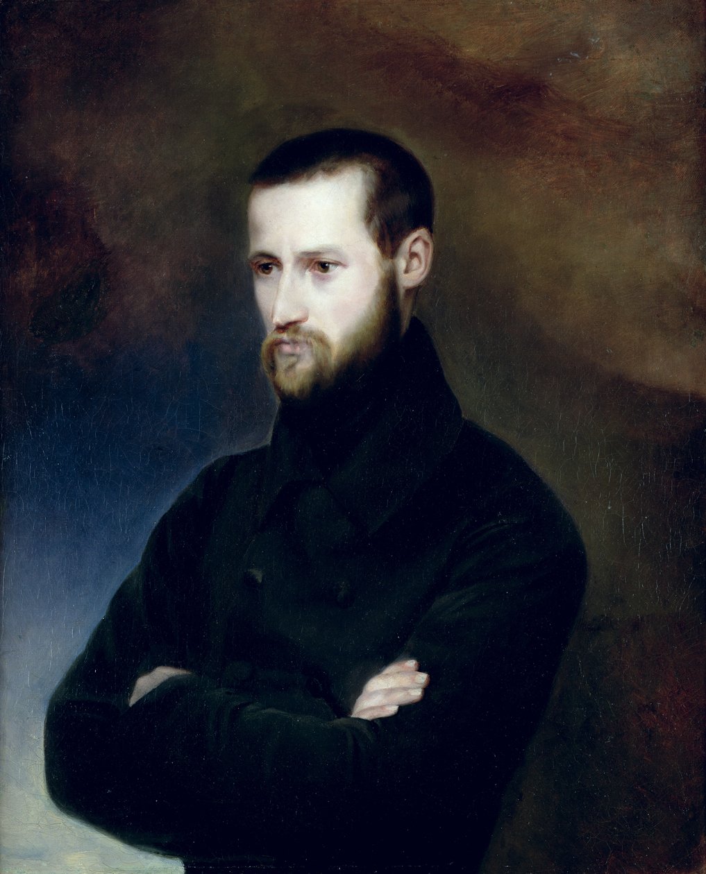 Louis-Auguste Blanqui的肖像（1805-81）c.1835 作者 布兰基夫人