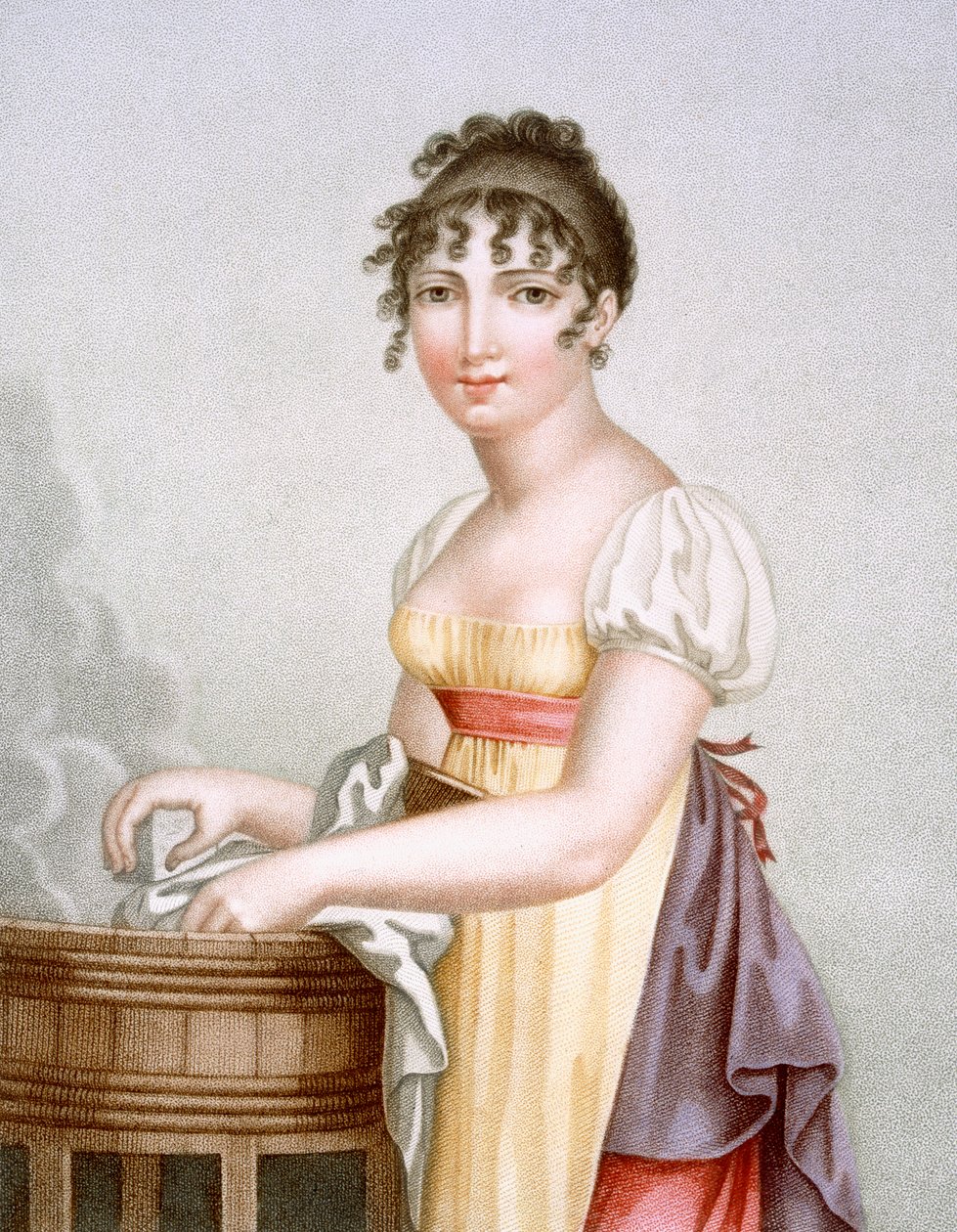 The Laundress，由Augrand雕刻，1816年 作者 G·布塞特·杜布勒斯特夫人