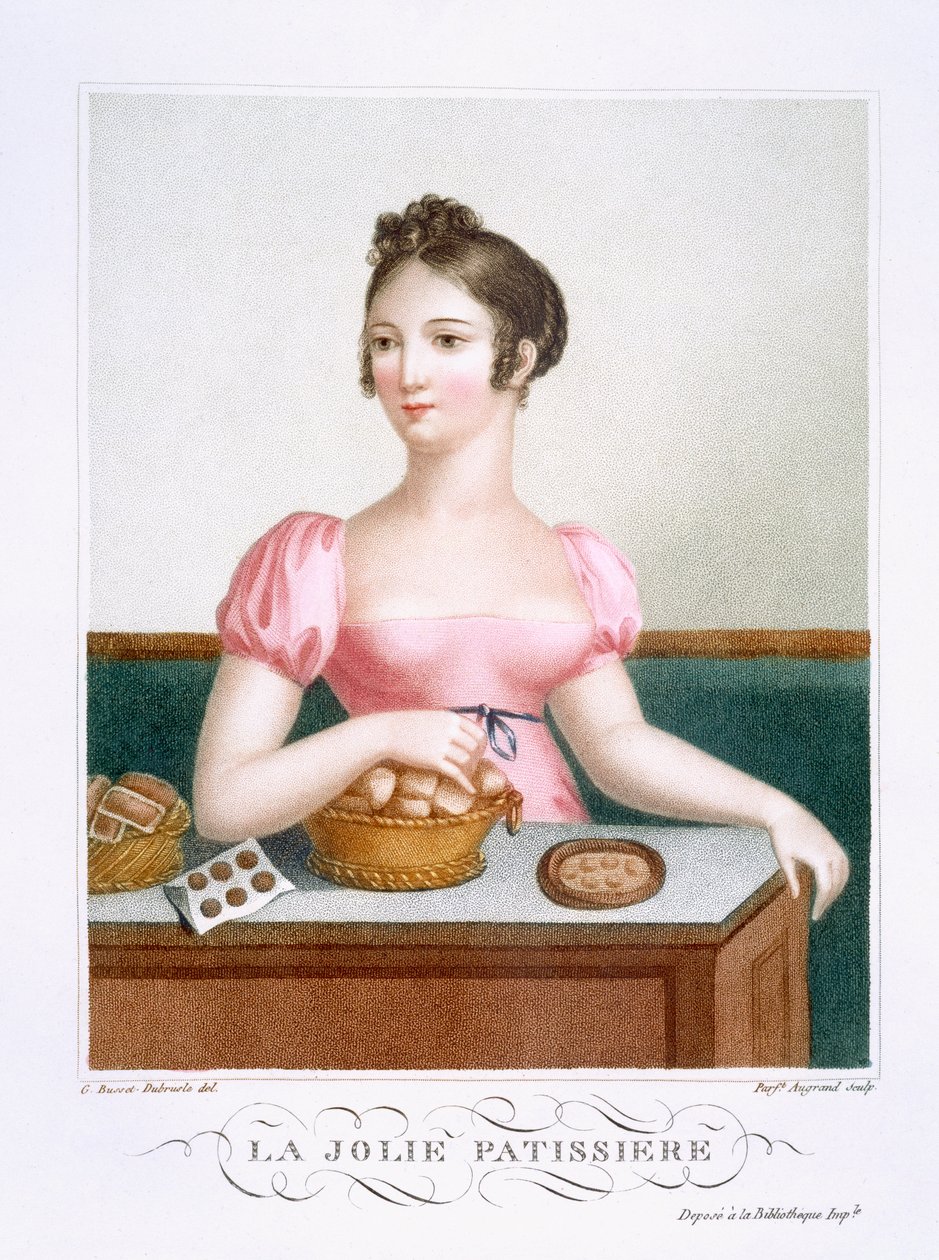 The Pretty Pastry Cook，c.1816 作者 G·布塞特·杜布勒斯特夫人