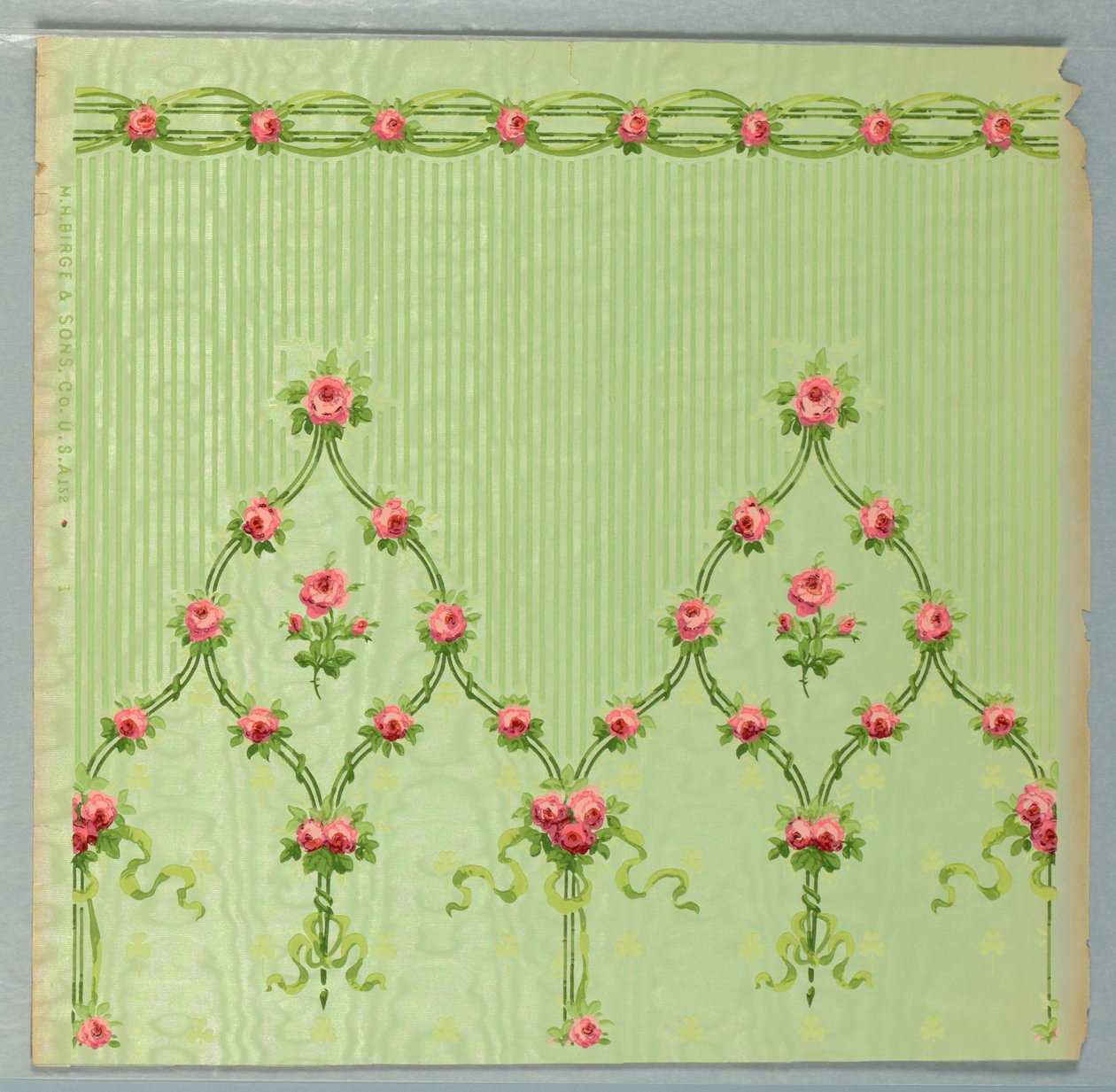 Sidewall和Frieze（美国），1905-1920 作者 由MH Birge and Sons Co.制造