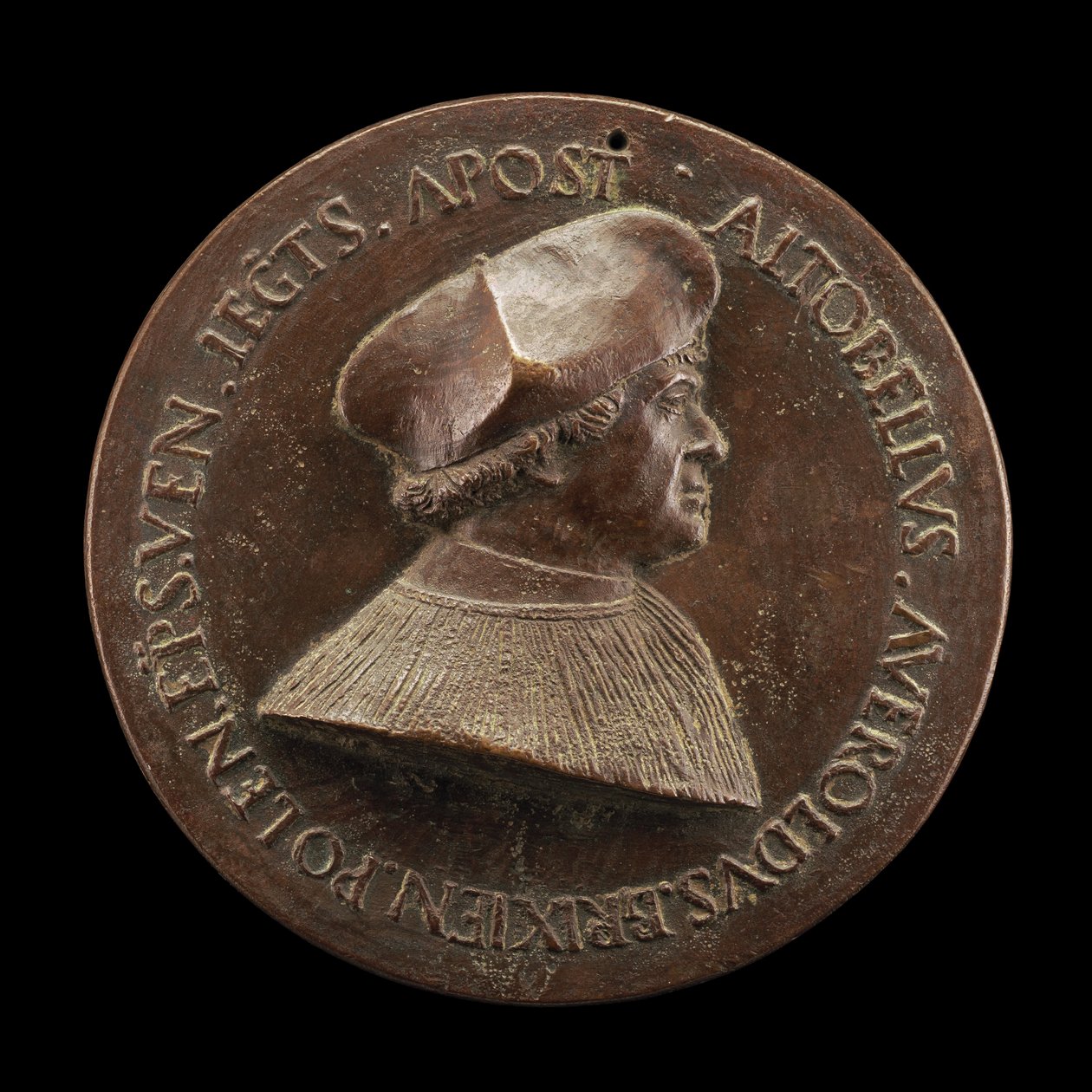 布雷西亚的Altobello Averoldo，死于1531年，波拉的主教，使徒的传教士[正面]，1520年代。 作者 马费奥·奥利维耶里