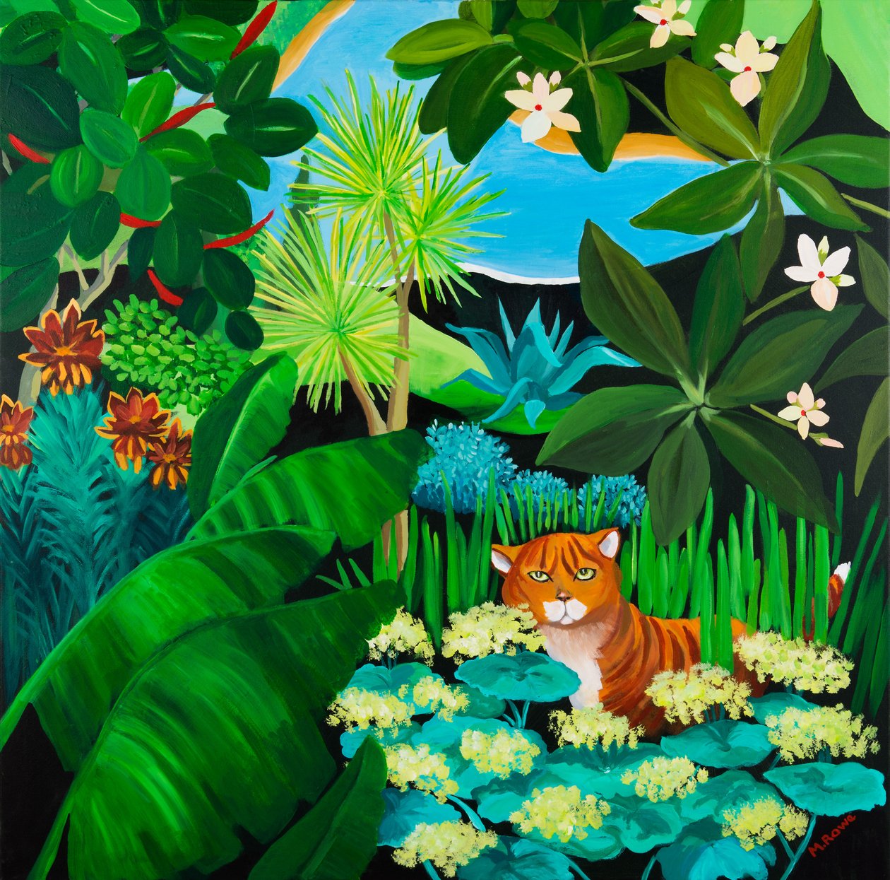 在丛林中的猫，2013年 作者 玛姬罗