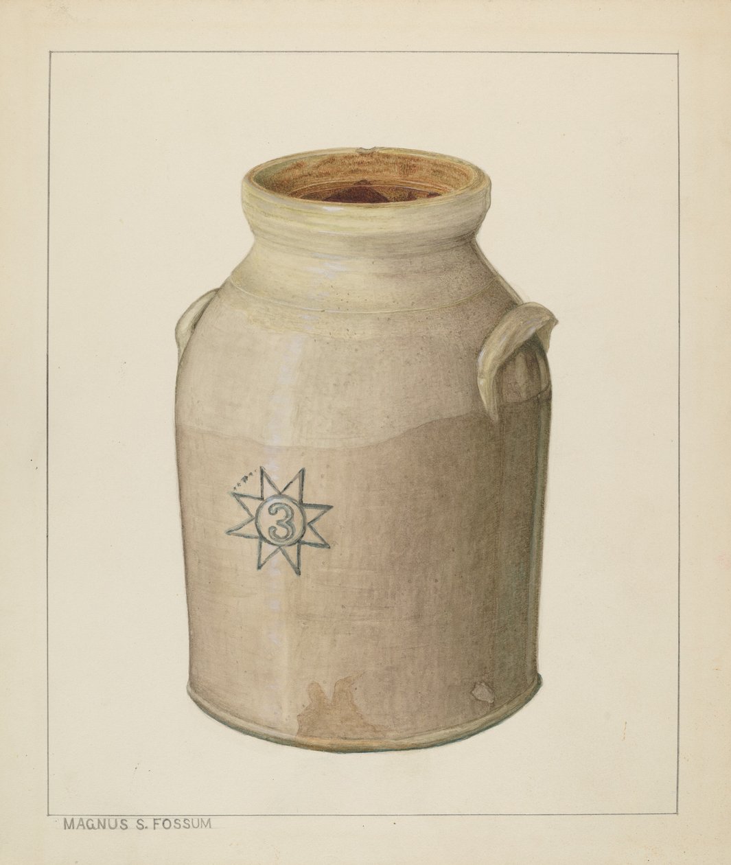 Churn, c. 1936. 作者 马格努斯·S·福萨姆