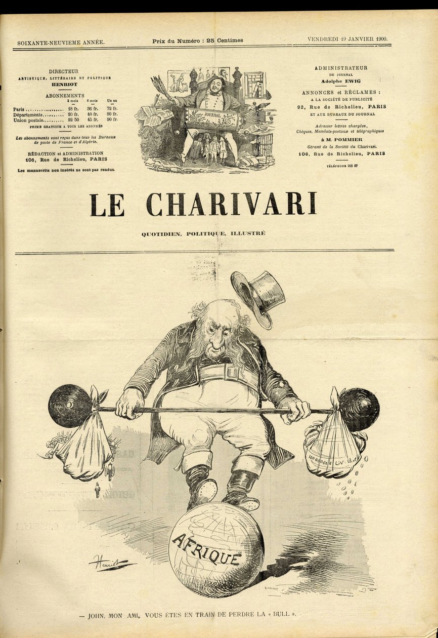 "The Charivari "的封面 作者 亨利·迈格罗