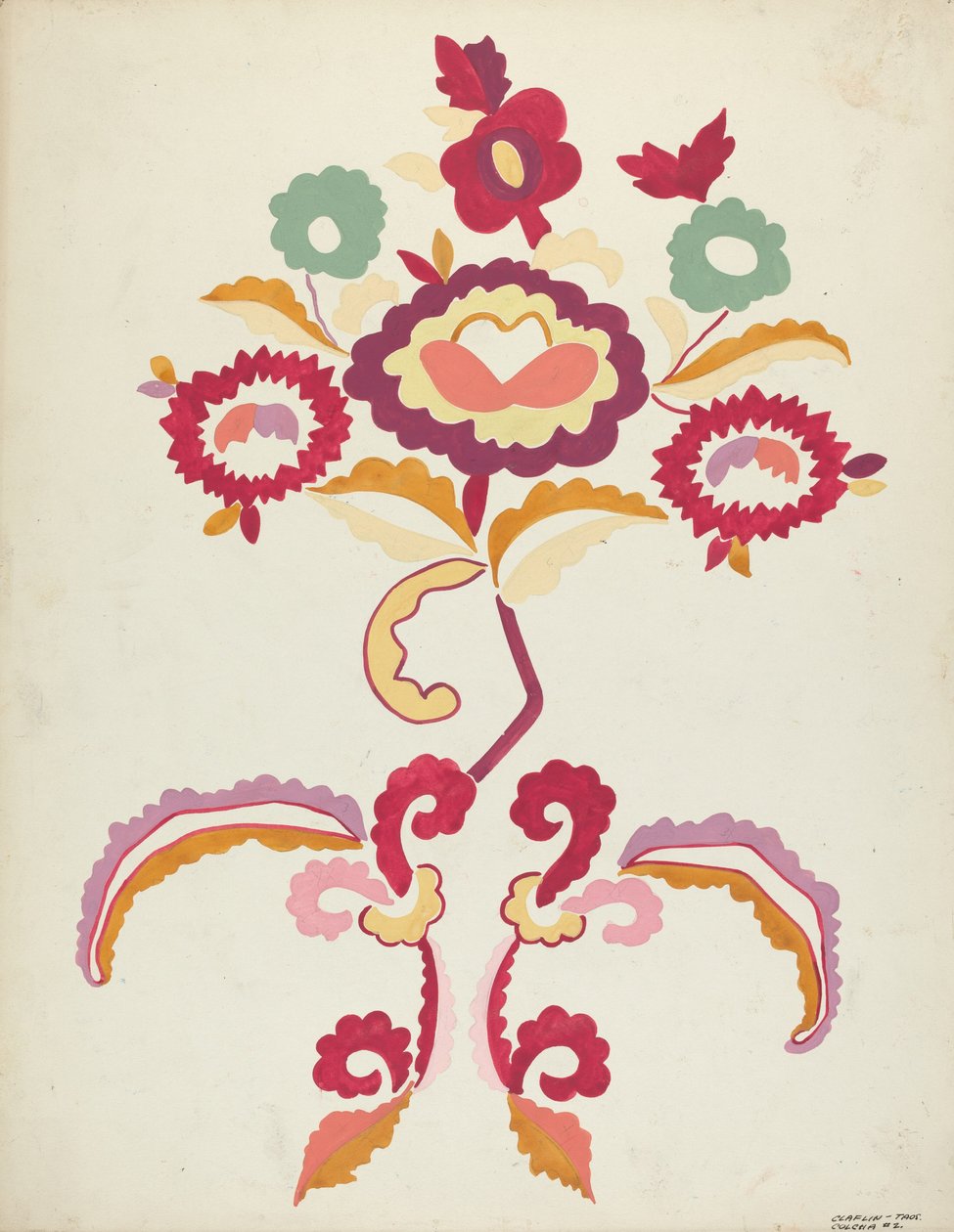 设计来自于一个拟议的组合，1935-1942。 作者 马杰尔·G·克拉弗林