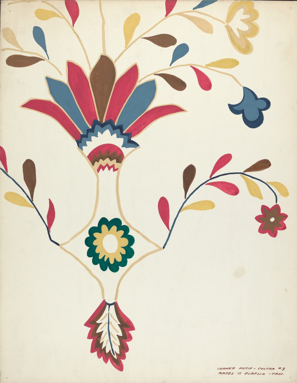 设计来自于一个拟议的组合，1935-1942。 作者 马杰尔·G·克拉弗林