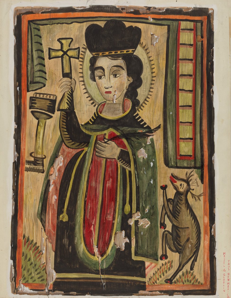 Retablo - 圣普罗科皮乌斯，19351942年。 作者 马杰尔·G·克拉弗林