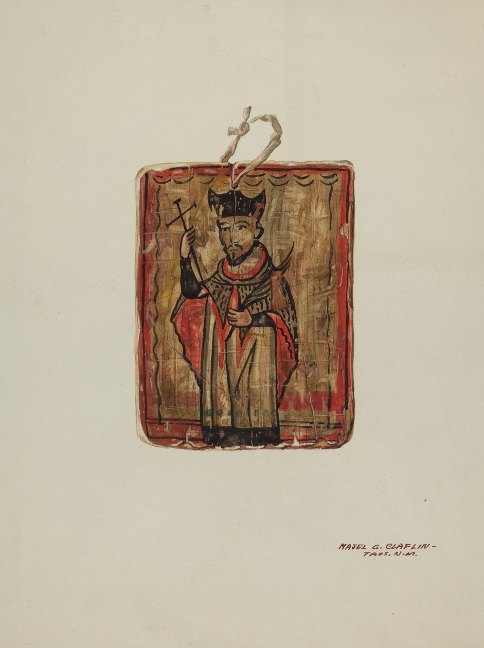 Altarpiece, 1935-1942. 作者 马杰尔·G·克拉弗林