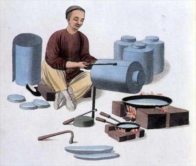罐子制造者，《中国的服装》第53版，由J. Dadley刻制 作者 乔治·亨利·梅森少校