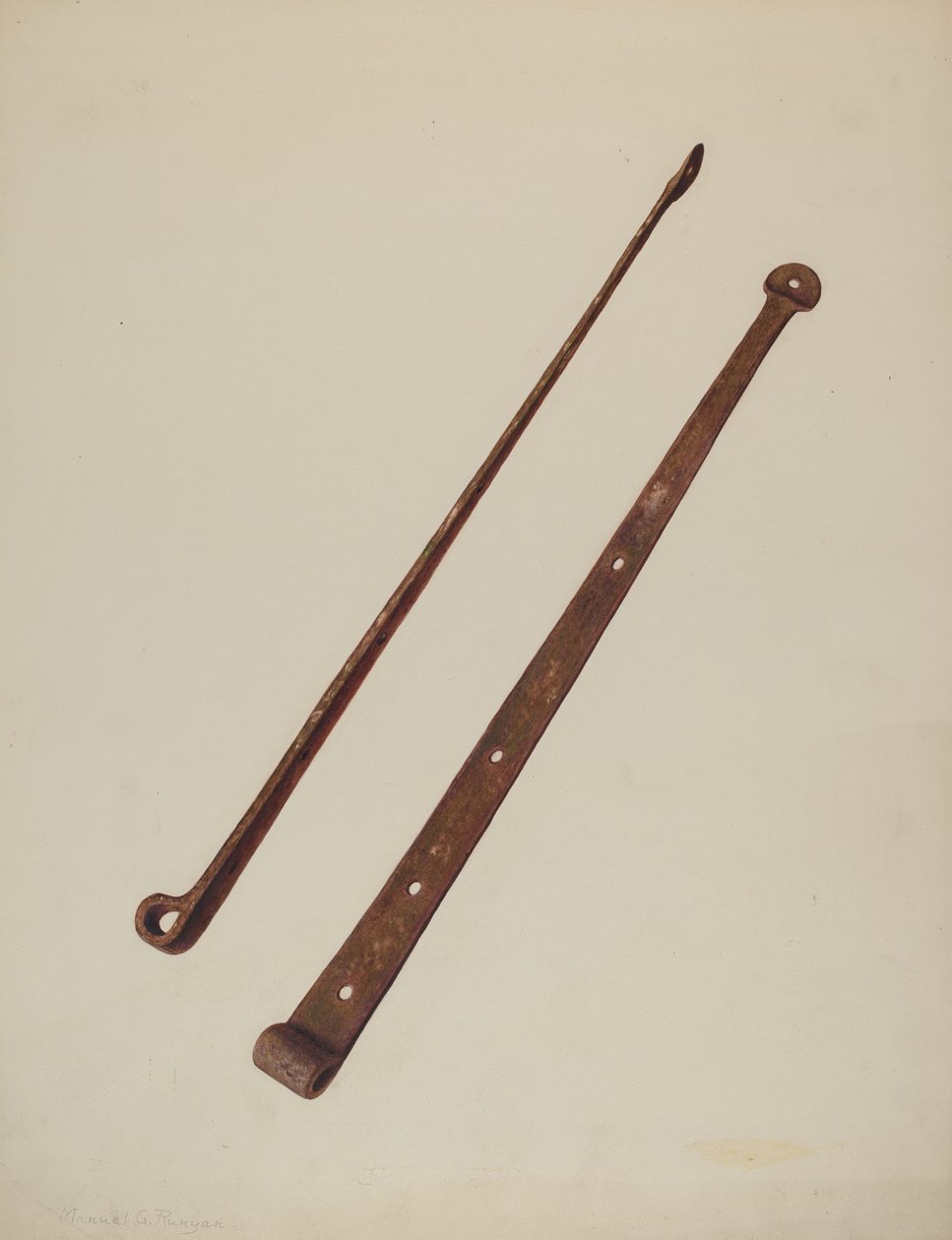 带状铰链，约1939年。 作者 曼努埃尔·G·鲁尼安