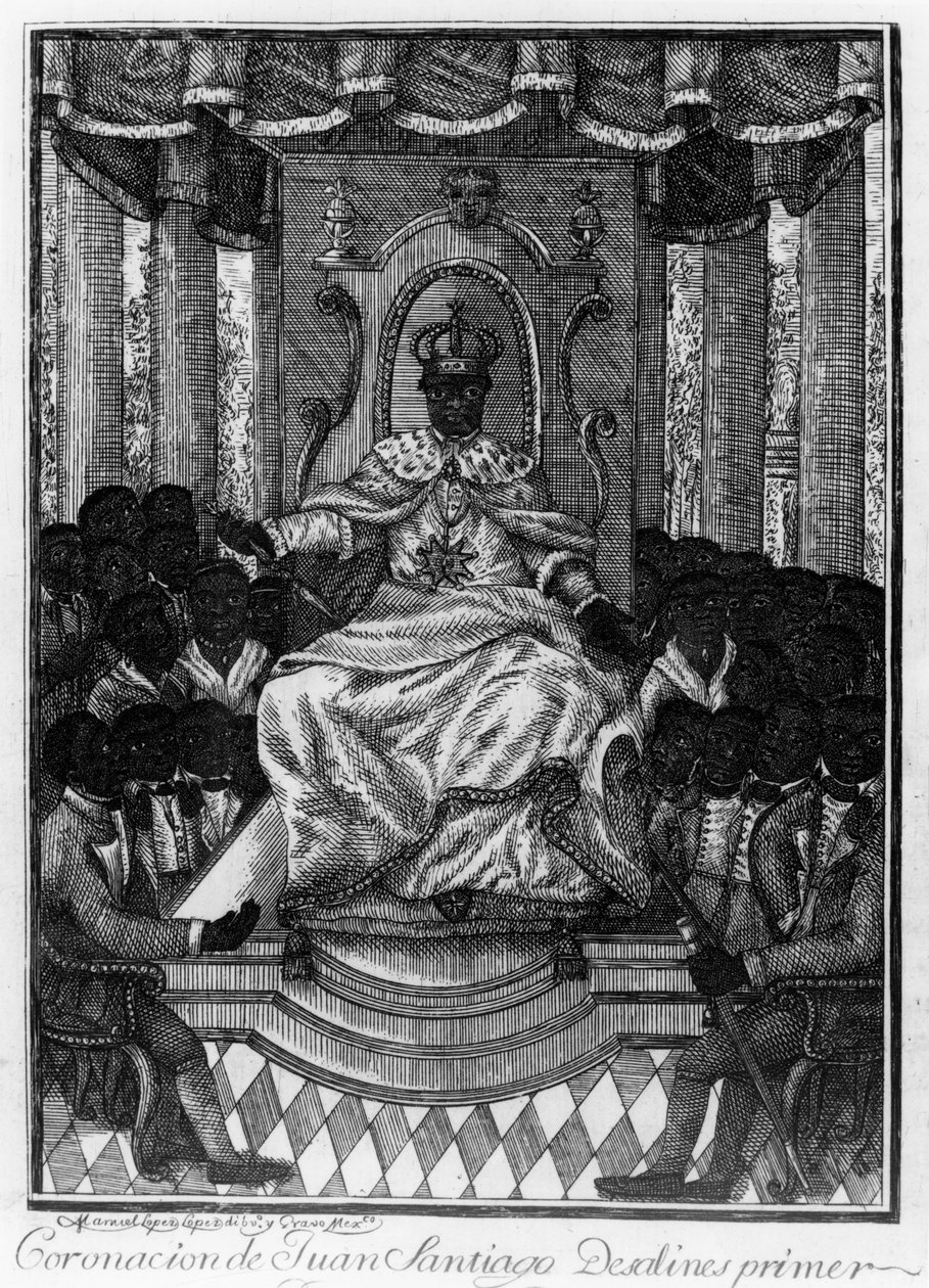 让·雅克·德萨琳（Jean-Jacques Dessalines），海地皇帝，1806年 作者 曼努埃尔·洛佩兹（Manuel Lopez）