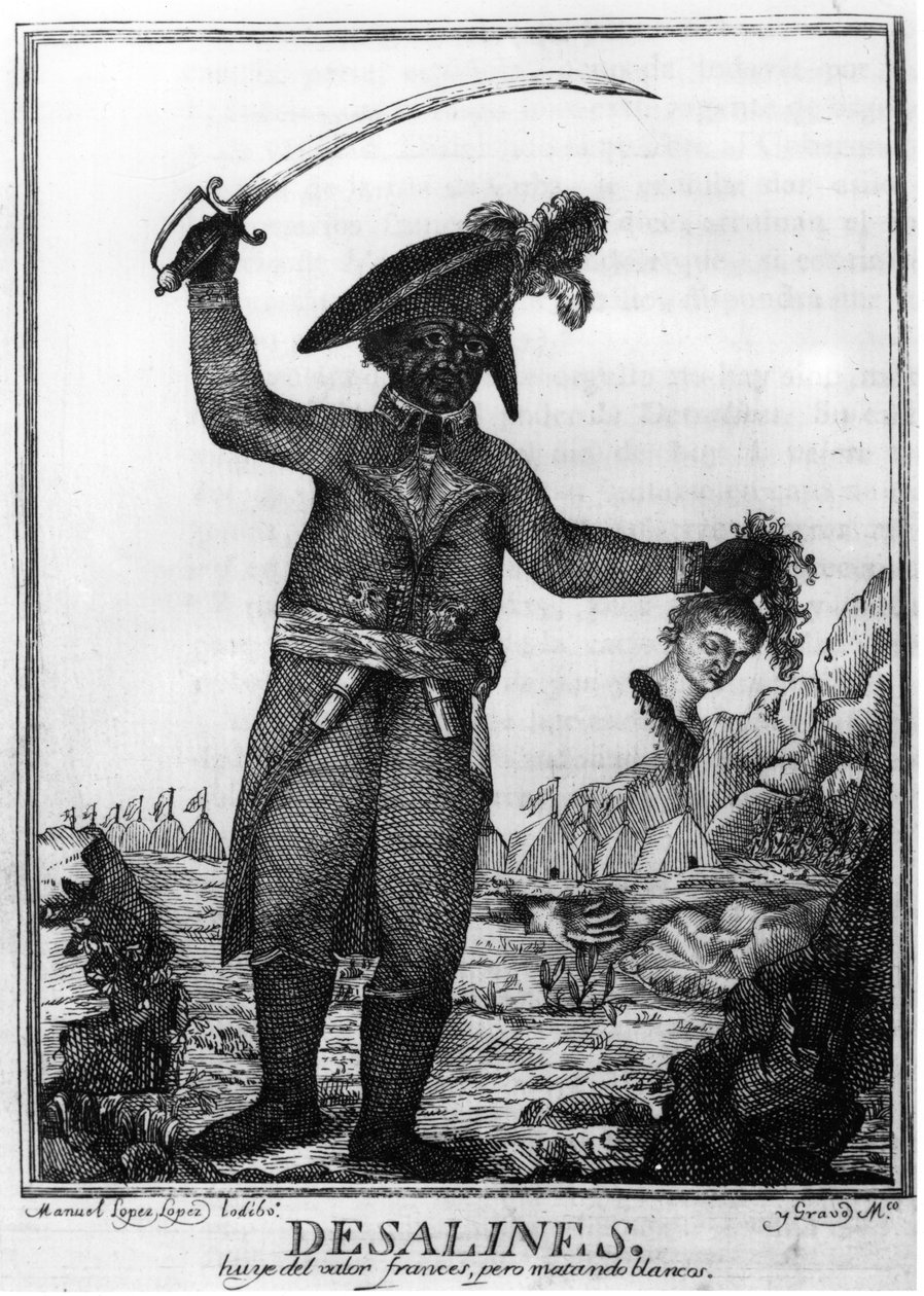 让·雅克·德萨琳（Jean Jacques Dessalines），1806年海地革命的领导人。 作者 曼努埃尔·洛佩兹（Manuel Lopez）