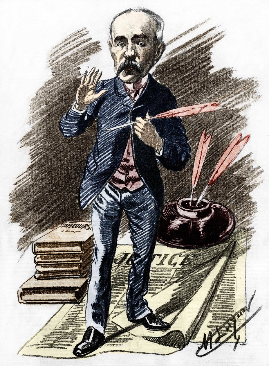 乔治-克莱蒙梭（1841-1929），法国政治家。 作者 曼努埃尔·卢克（Manuel Luque）