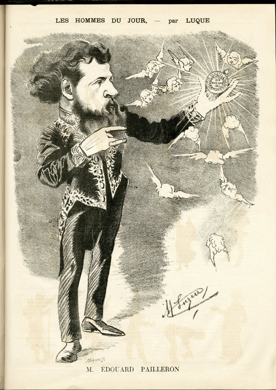 曼努埃尔-卢克（1854-1919）在《漫画》（1880）中的插图 作者 曼努埃尔·卢克（Manuel Luque）