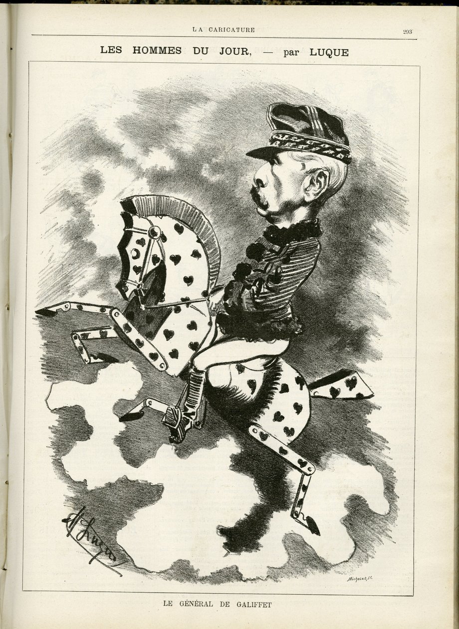曼努埃尔-卢克（1854-1919）在《漫画》（1880）中的插图 作者 曼努埃尔·卢克（Manuel Luque）
