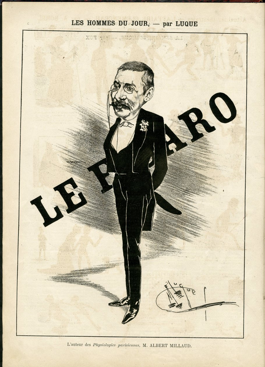 曼努埃尔-卢克（1854-1919）在《漫画》（1880）中的插图 作者 曼努埃尔·卢克（Manuel Luque）