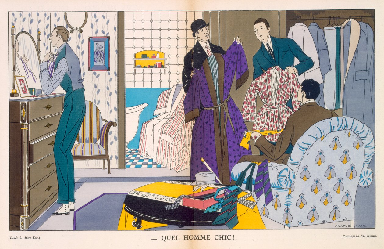 多么优雅的男人，1921年 作者 马克·卢克