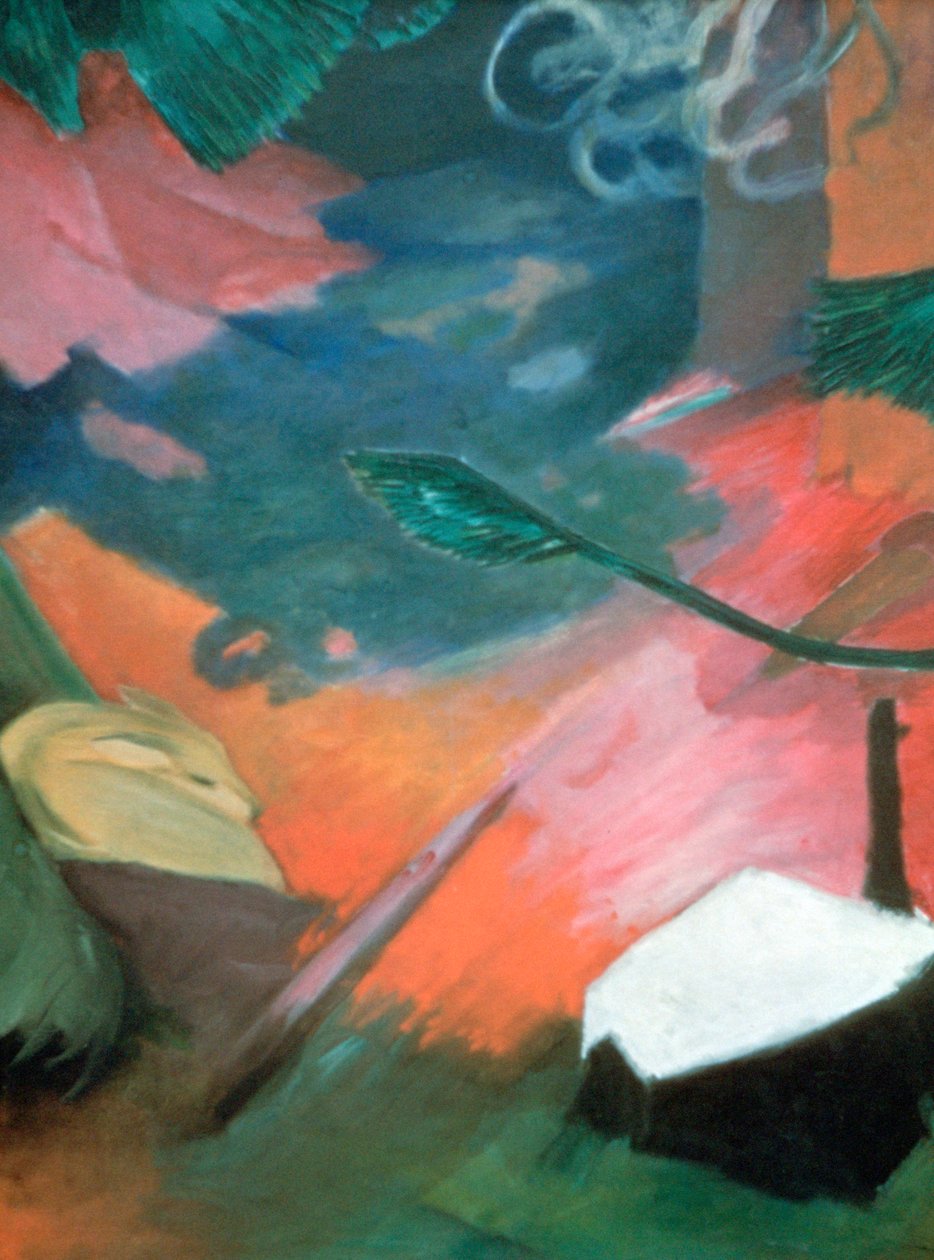 森林中的鹿I》，1912年 作者 弗朗兹·马克（Franz Marc）