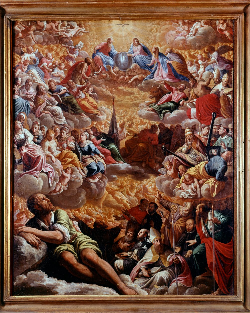 天堂 - 马尔康托尼奥-巴塞蒂（1588-1630 年）的油画，78X61 CM - 那不勒斯卡波迪蒙特博物馆 作者 马坎通尼奥·巴塞蒂（Marcantonio Bassetti）