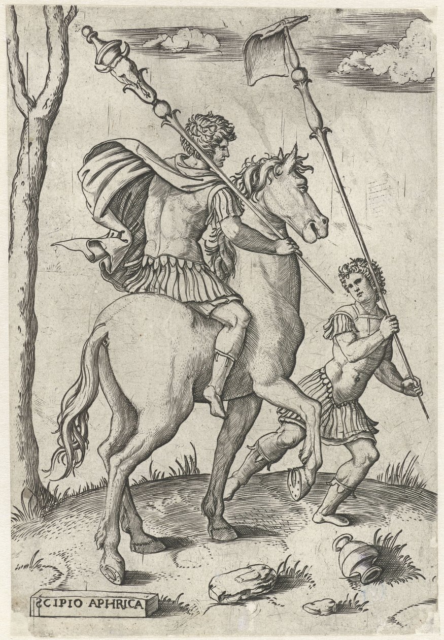 马背上的罗马将军 Scipio Africanus Maior 和 Scipio Africanus Minor
马背上的罗马英雄（系列标题） 作者 马尔坎通尼奥·莱蒙迪