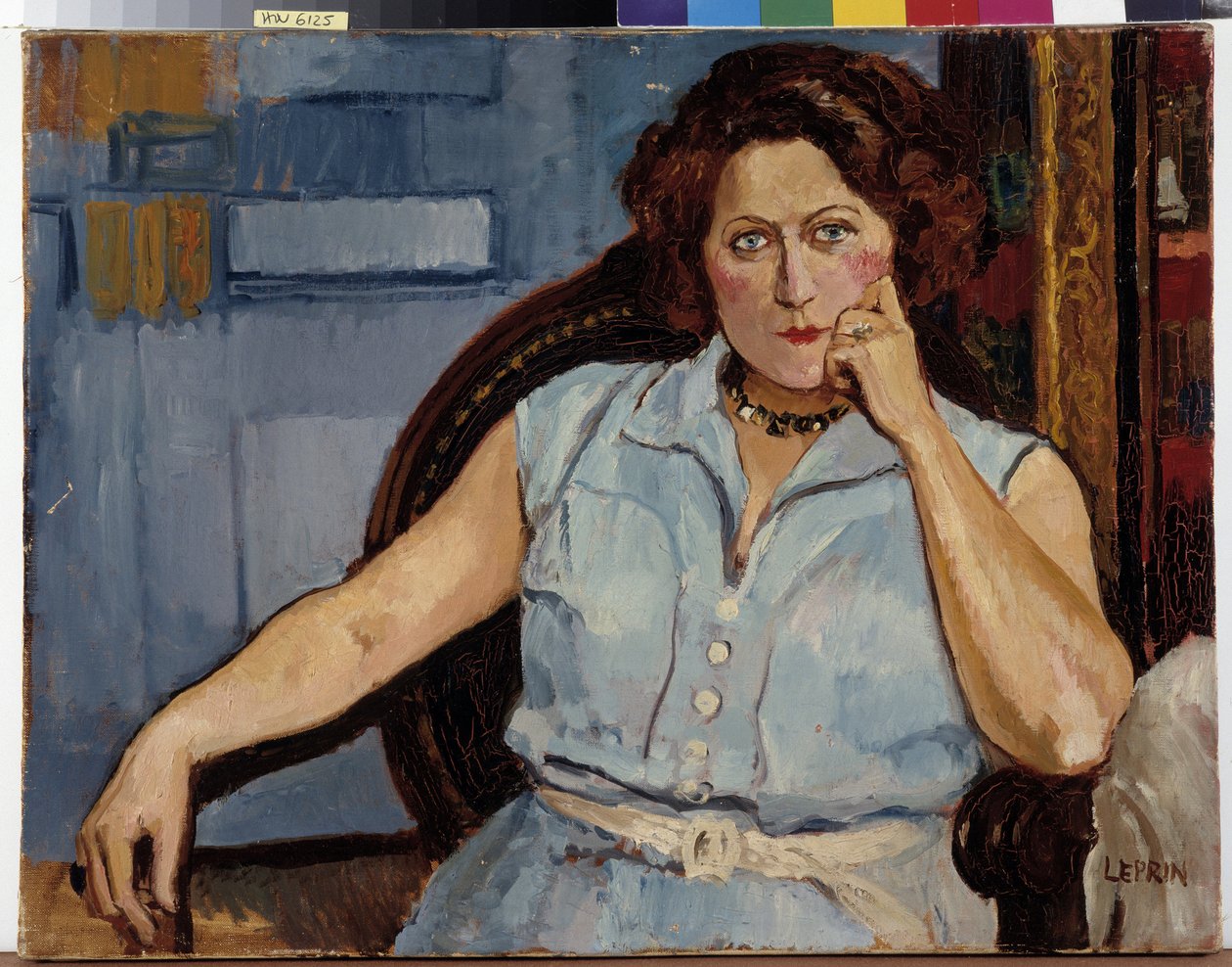 马塞尔·莱普林 (Marcel Leprin，1891-1933) 20 世纪《坐着的女人肖像》强制提及：收藏基金会向普罗旺斯、马赛致敬 作者 马塞尔·勒普林（Marcel Leprin）