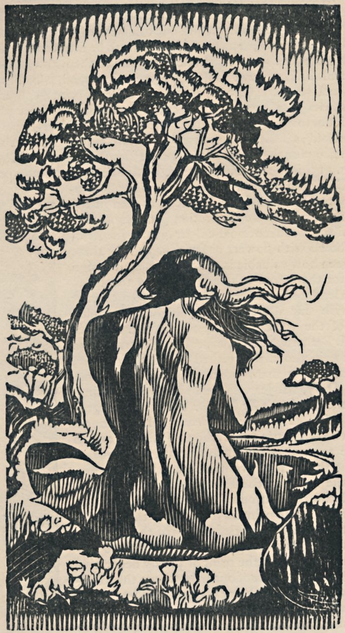 夏娃"，1919年 作者 马塞尔·鲁（Marcel Roux）