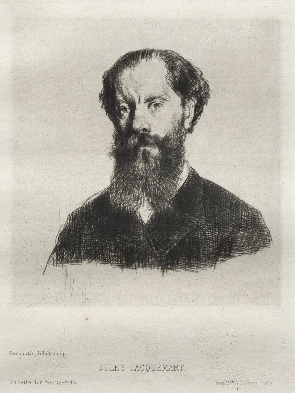 朱尔斯·雅克马尔（Jules Jacquemart），1876年。 作者 马赛琳·吉尔伯特·德斯布丁